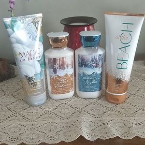 4 bath and body works lotions